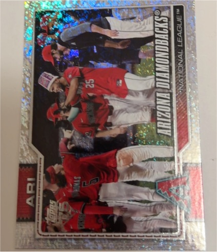 2026 Topps Series 1 #47 Arizona Diamondbacks Team Card — front