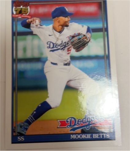2026 Topps Series 1 1991 Topps #T91-21 Mookie Betts — front