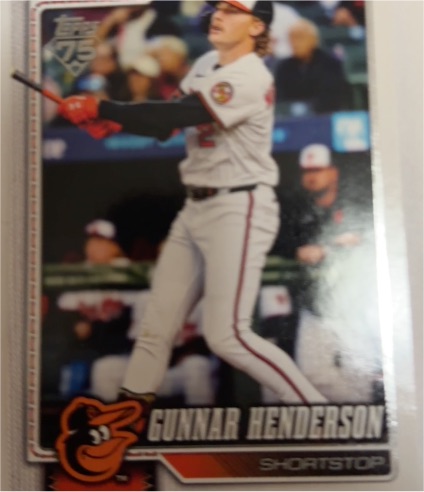 2023 Topps Series 1 #206 Gunnar Henderson — front