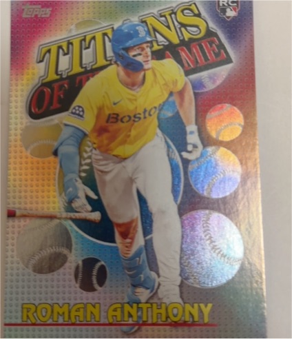 2026 Topps Titans of the Game #TOG-9 Roman Anthony — front
