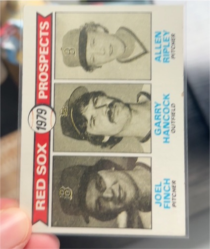 1979 Topps #702 Red Sox Prospects Joel Finch Garry Hancock Allen Ripley — front