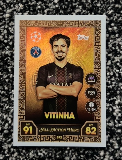 2025 Topps Match Attax 25/26 #372 Vitinha — front