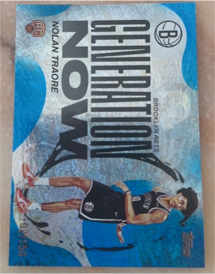 2025-26 Topps Generation Now #GN-19 Nolan Traore — front