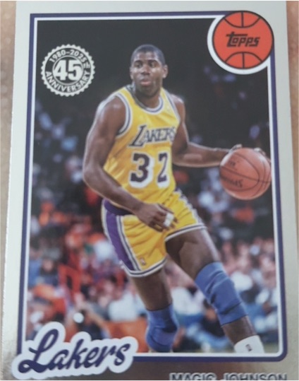 2025-26 Topps Basketball #80BK-3 Magic Johnson 1980-81 45th Anniversary Lakers — front