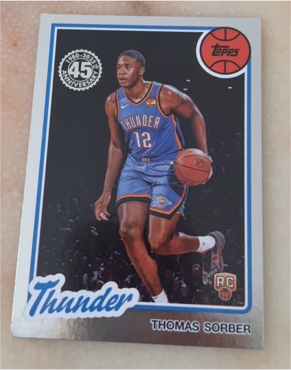 2025-26 Topps #80BK-61 Thomas Sorber — front
