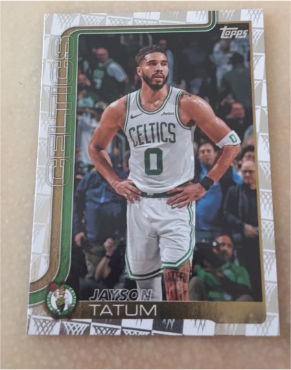 2025-26 Topps #1 Jayson Tatum Season Tip Off — front