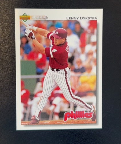 1992 Upper Deck #246 Lenny Dykstra — front