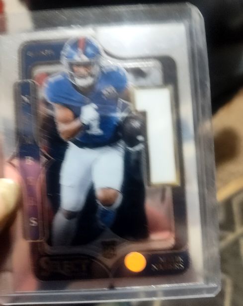 2024 Panini Select Numbers #5 Malik Nabers Rookie Insert — front