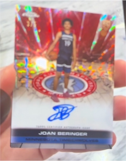 2025-26 Topps Chrome #TAIR-JB Joan Beringer — front