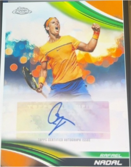 2025 Topps Chrome Tennis #CA-RNL Rafael Nadal — front