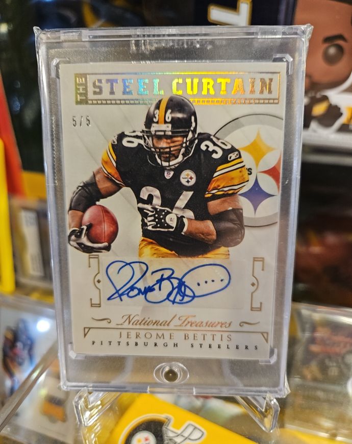 2015 Panini National Treasures Steel Curtain #N/A Jerome Bettis — front
