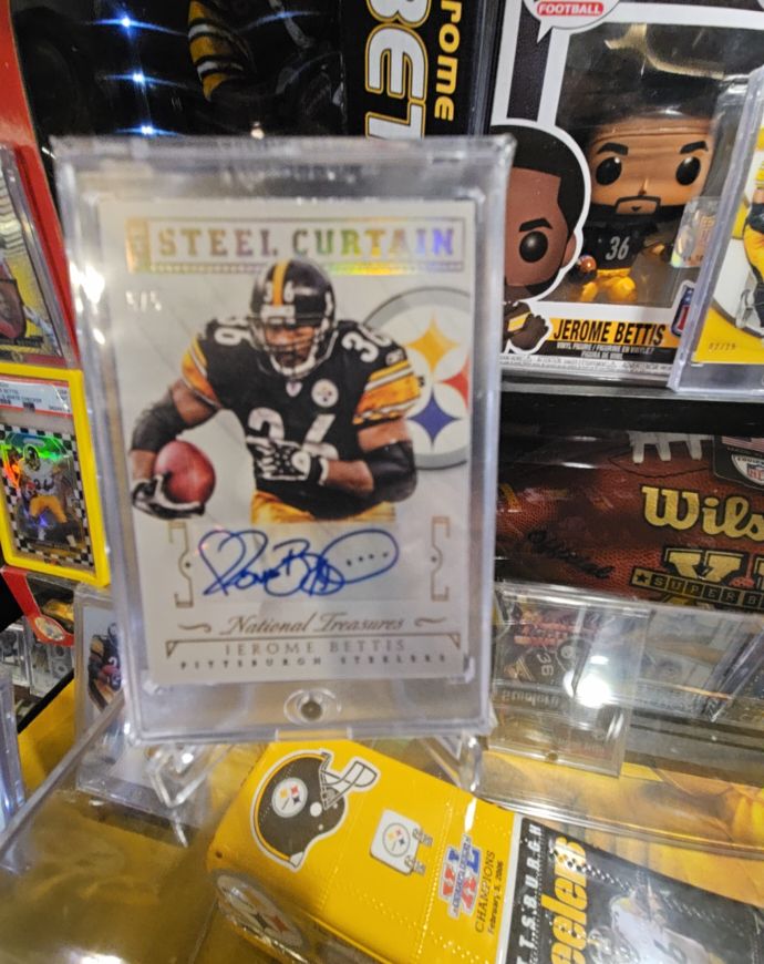 2015 Panini National Treasures Steel Curtain #Jerome Bettis — front