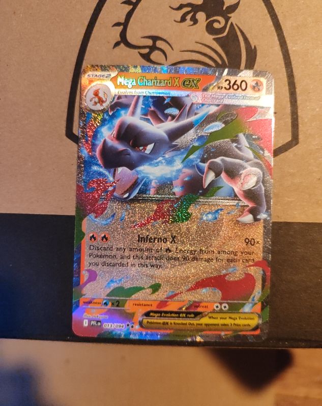 Mega Charizard X EX 13/94 Phantasmal Flames Holo — front