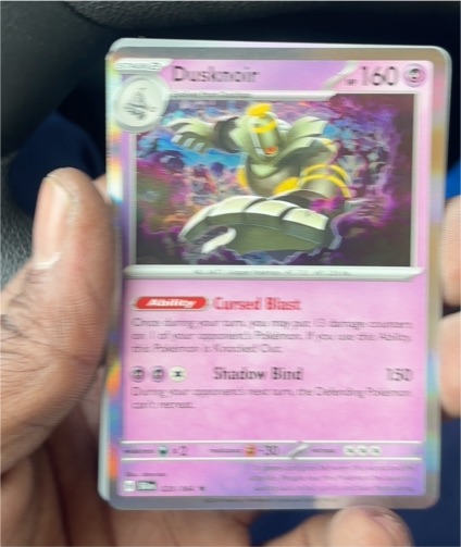 2024 Pokémon Prismatic Evolutions #37 Dusknoir — front