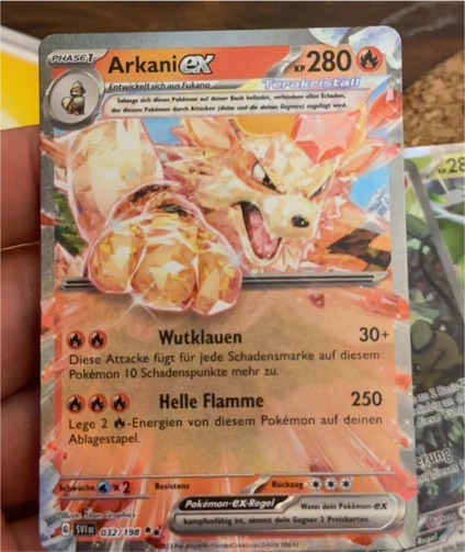 2023 Pokémon Scarlet & Violet #032 Arcanine EX — front
