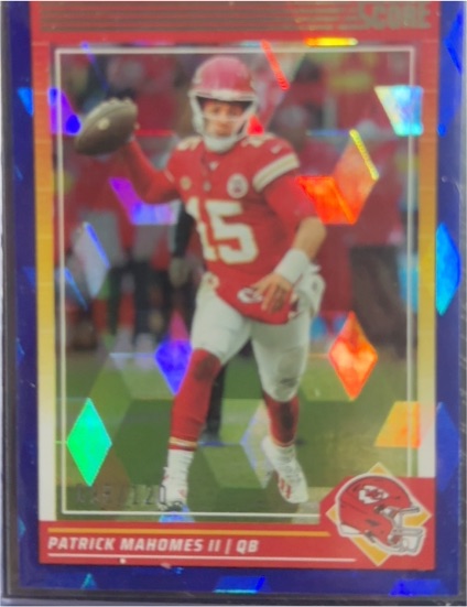 2025 Score #100 Patrick Mahomes II — front