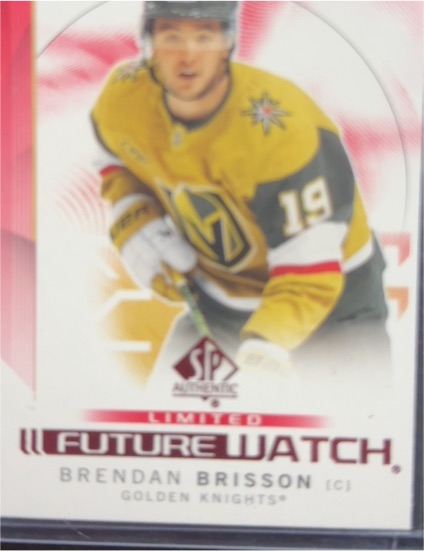 2024-25 Upper Deck SP Authentic Limited Future Watch Red Parallel #106 Brendan Brisson — front