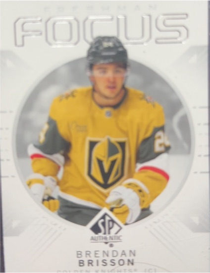 2024-25 Upper Deck SP Authentic #FF-15 Brendan Brisson Freshman Focus — front