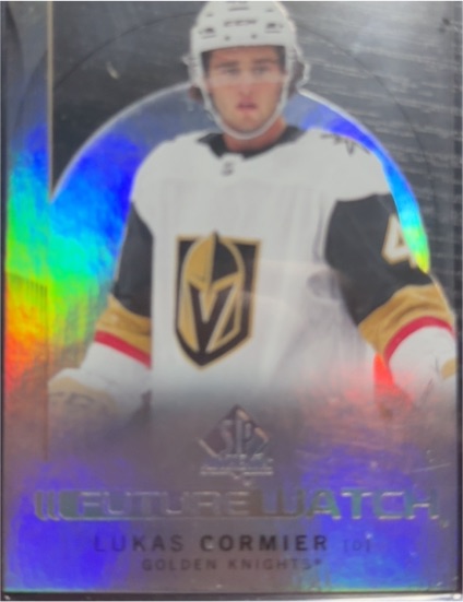 2024-25 SP Authentic Future Watch Spectrum FX #S-74 Lukas Cormier — front
