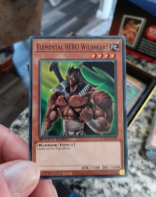 2020 Yu-Gi-Oh! Elemental Hero Wildheart #EEN-EN008 — front
