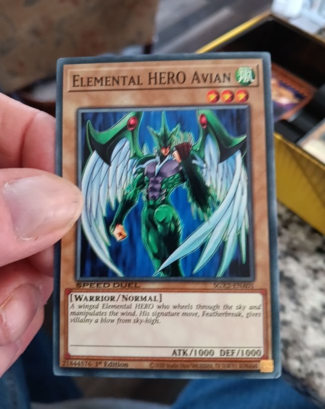 2020 Yu-Gi-Oh! YSDJ-EN005 Elemental HERO Avian — front