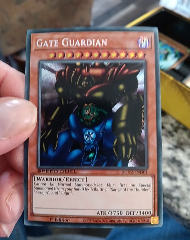 Yu-Gi-Oh! Gate Guardian SGX2-END01 — front