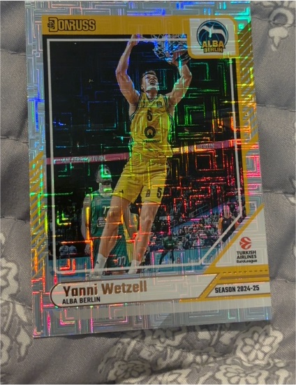 2024-25 Donruss EuroLeague #112 Yanni Wetzell — front