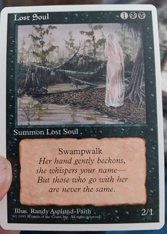 1995 Magic: The Gathering #145 Lost Soul — front
