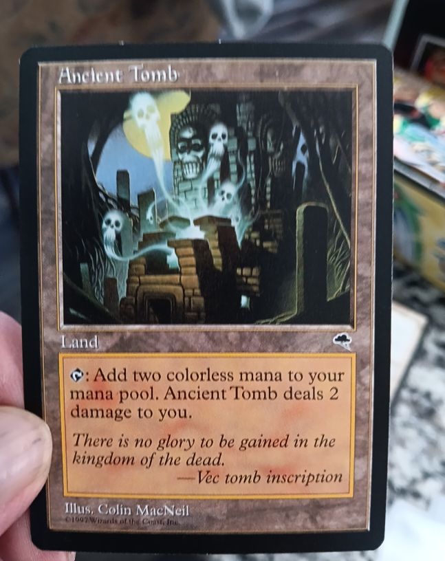 1997 Magic: The Gathering Ancient Tomb — front