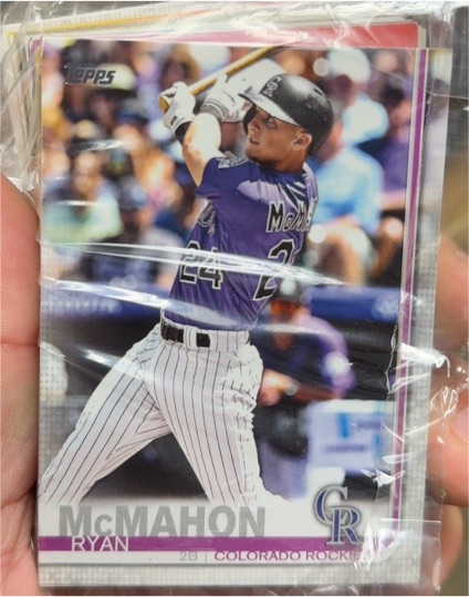2019 Topps #439 Ryan McMahon Colorado Rockies — front