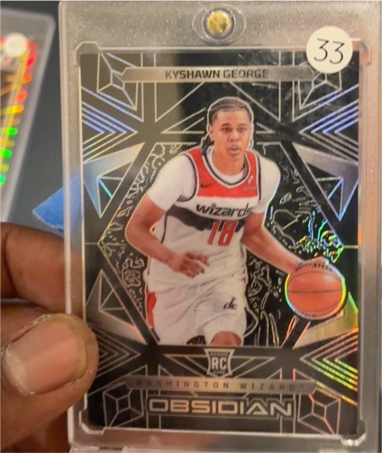 2024-25 Panini Obsidian #143 Kyshawn George — front