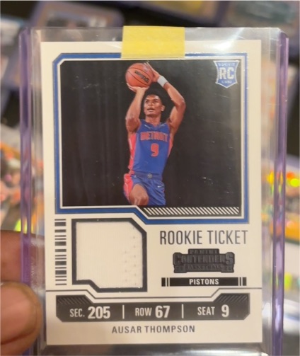 2023-24 Panini Contenders Rookie Ticket #RTS-ASR Ausar Thompson — front