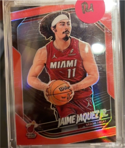 2024-25 Panini Prizm Black #155 Jaime Jaquez Jr. — front