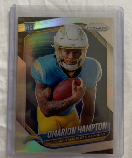 2025 Panini Prizm #423 Omarion Hampton — front