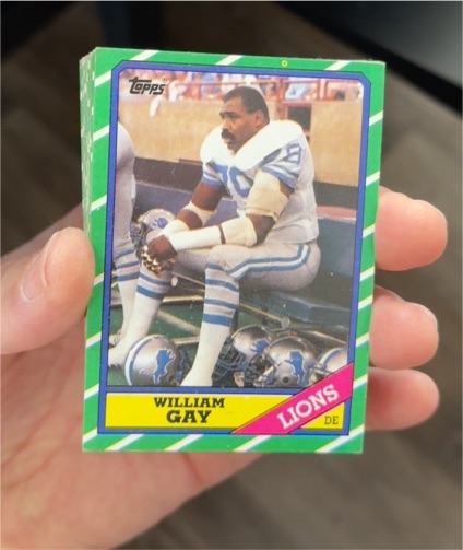 1986 Topps #251 William Gay — front