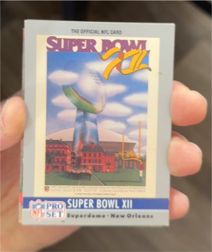 1990 Pro Set Super Bowl XII #12 — front