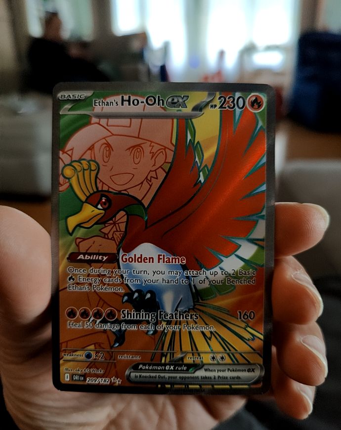 Ethan's Ho-Oh ex 209/182 Sv10: Destined Rivals — front