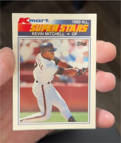 1990 Topps Kmart Super Stars #6 Kevin Mitchell — front