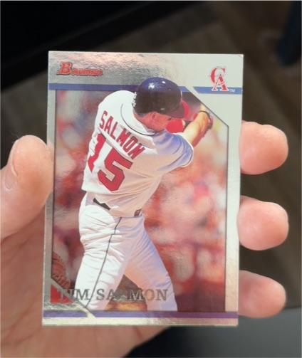 1996 Bowman #43 Tim Salmon — front