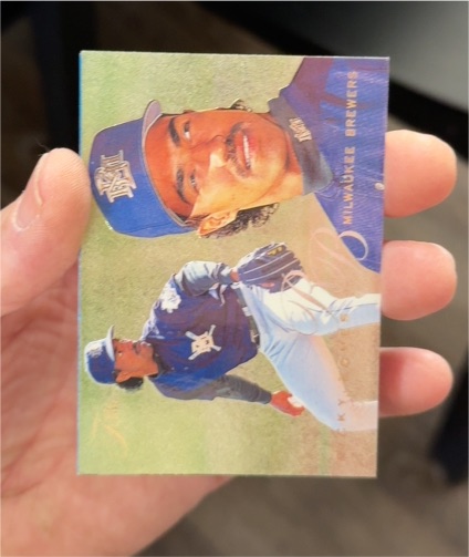 1995 Fleer Flair #55 Mo Vaughn — front