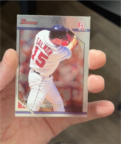 1996 Bowman #43 Tim Salmon — front