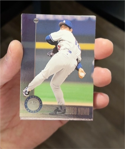 1996 Leaf #148 Hideo Nomo — front
