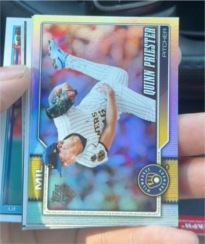 2026 Topps Series 1 #186 Quinn Priester — front