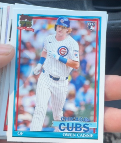 2026 Topps 1991 #T91-10 Owen Caissie — front