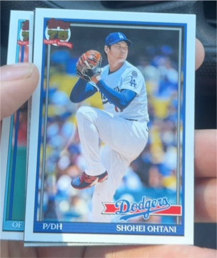 2026 Topps 1991 Topps 75th Anniversary #T91-100 Shohei Ohtani — front