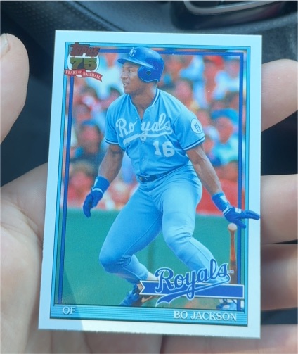 2026 Topps Series 1 1991 Design #T91-29 Bo Jackson — front