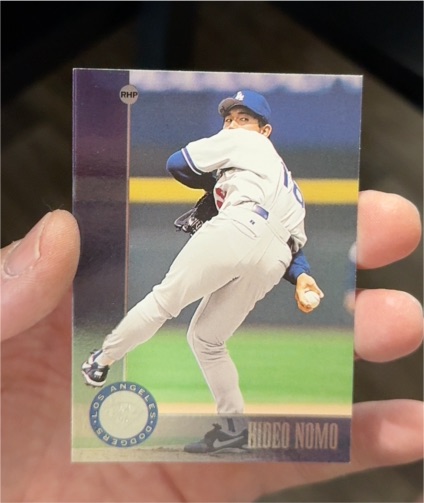 1996 Leaf #148 Hideo Nomo — front