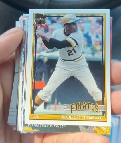 2016 Topps Archives #228 Roberto Clemente 1991 Design — front