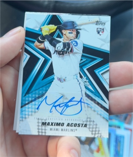 2026 Topps Series 1 Baseball Stars #BSA-MA Maximo Acosta — front