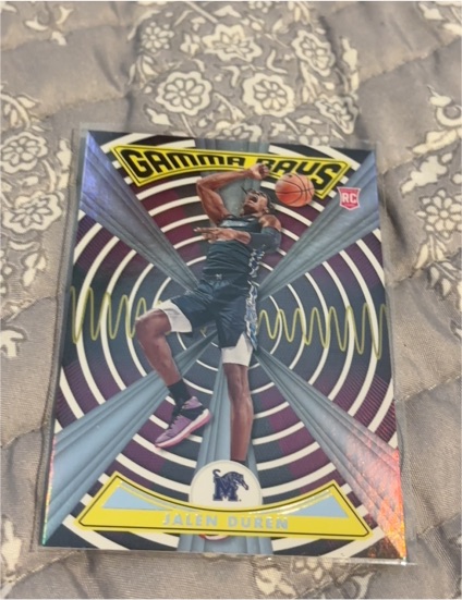 2022-23 Panini Chronicles Draft Picks Gamma Rays #ZG-JDU Jalen Duren — front